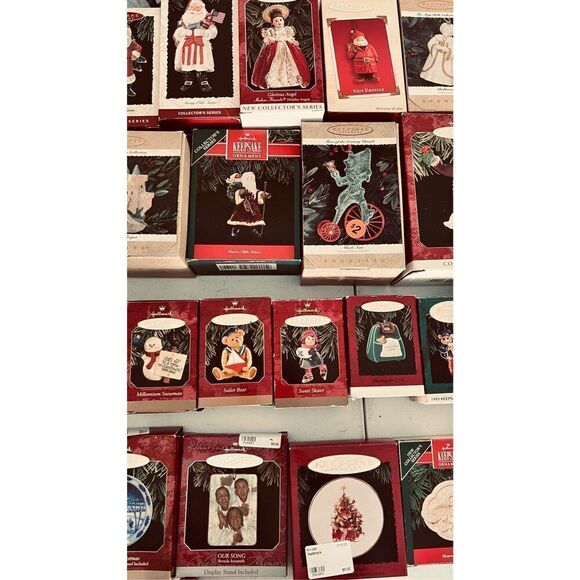 Hallmark Keepsake Christmas Ornaments Vintage Lot of 55 New Original Box - Picture 7 of 13